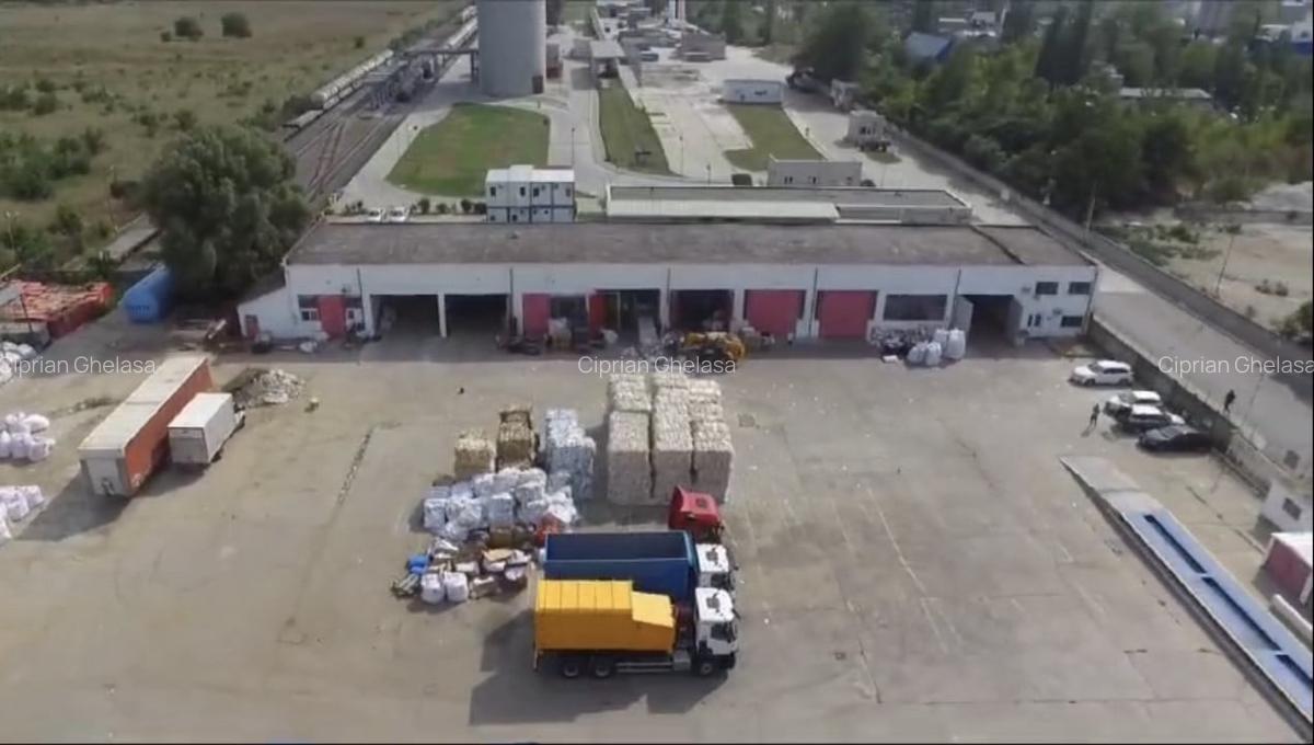 Platforma industriala, 7000 mp teren asfaltat + 1000 mp Hala si Birou - 1