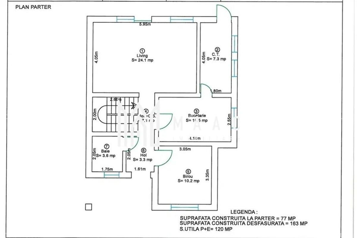 Casă individuală I 5 camere I 120 mpu I Curte 380 mp I Șura Mică - 2