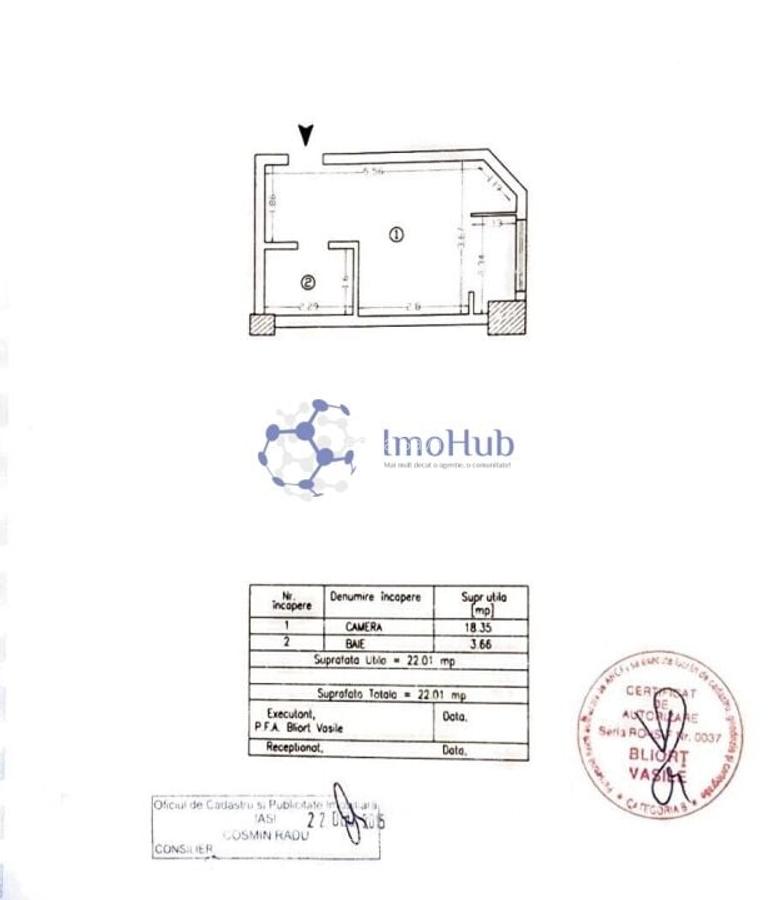 Garsoniera de vanzare  Zona Centrala, Lazar Residence, Iasi - 3