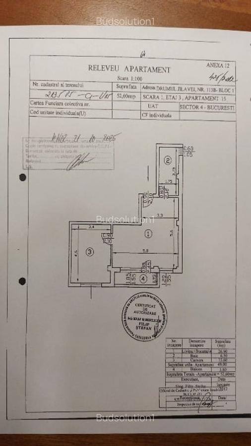 Berceni – Parc Tudor Arghezi, Dr. Jilavei 113B, PROPRIETAR, vand ap. 2 camere - 16