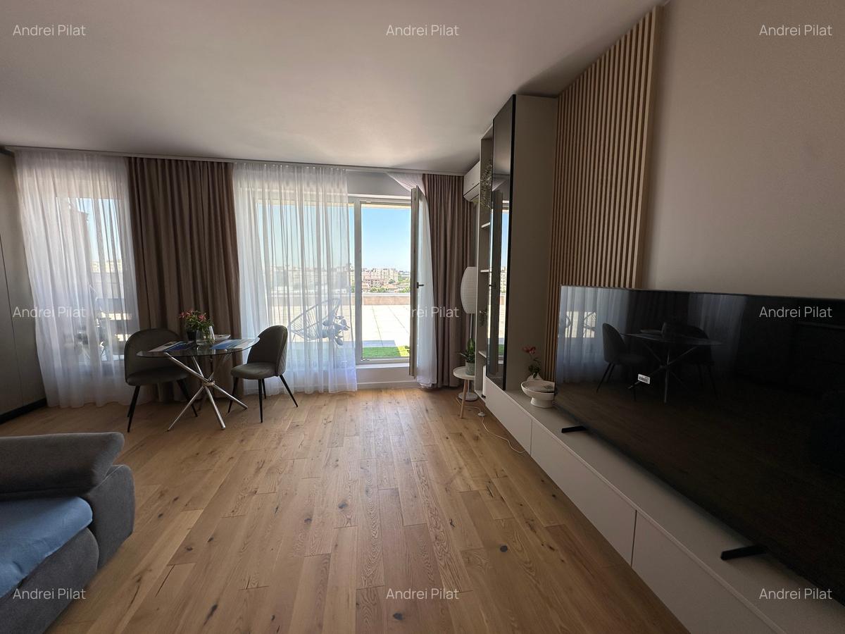 Apartament cu terasă 100mp in Trio Bridge View,parcare valabilă,totul nou - 5