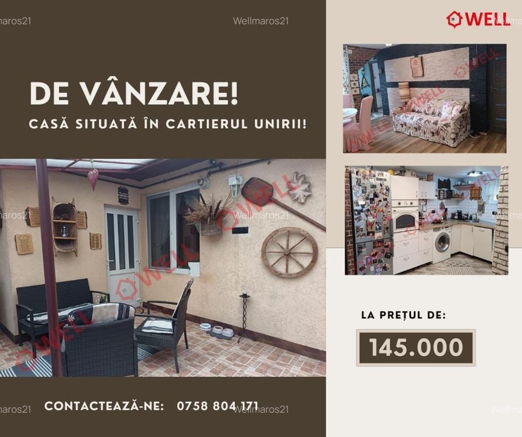 De vânzare o casă situată în cartierul Unirii, Tg.Mureș! - 1 De vânzare o casă situată în cartierul Unirii, Tg.Mureș! - 1