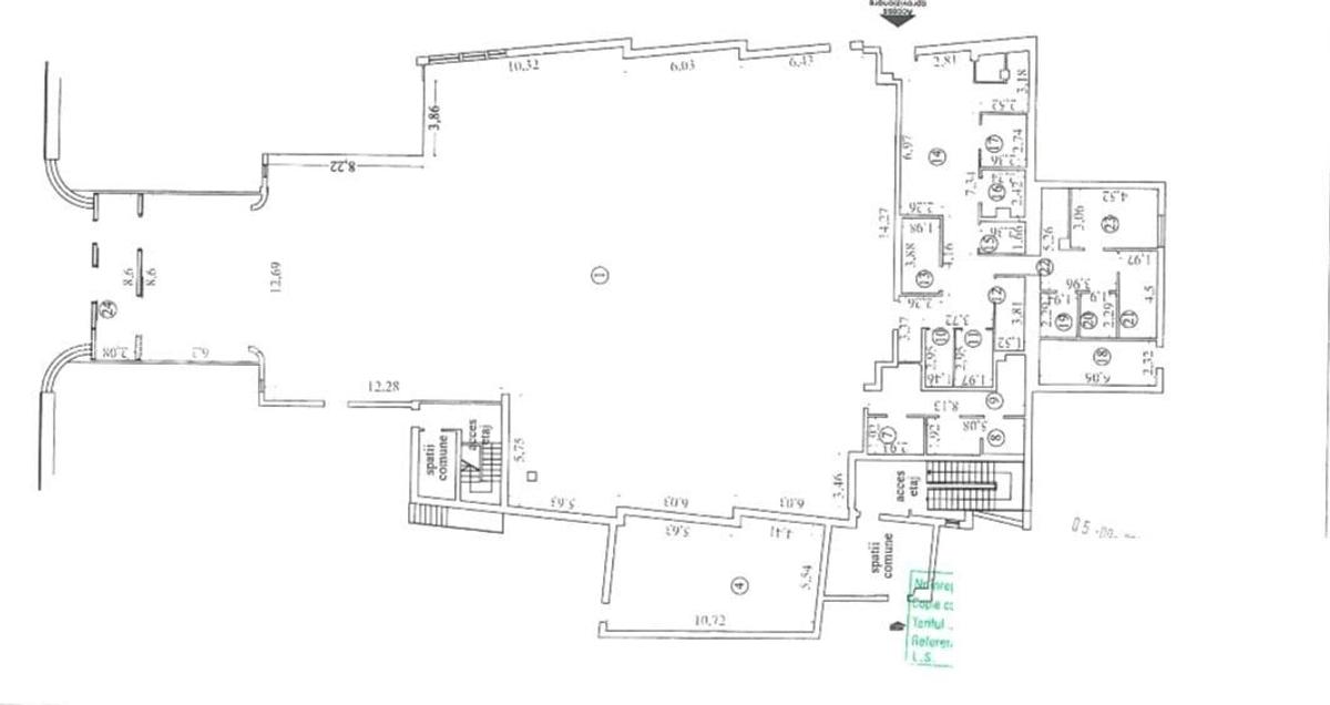 Unique Commercial Space | Complex Dacia - Suprafata Totala 1900MP - 6