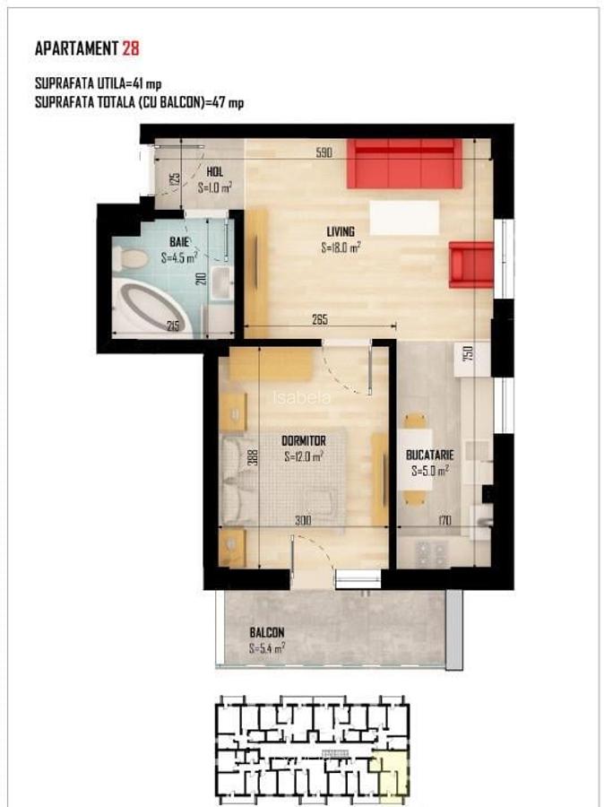 Apartament 2 camere Alexandriei Bragadiru-Etaj 1 - 3