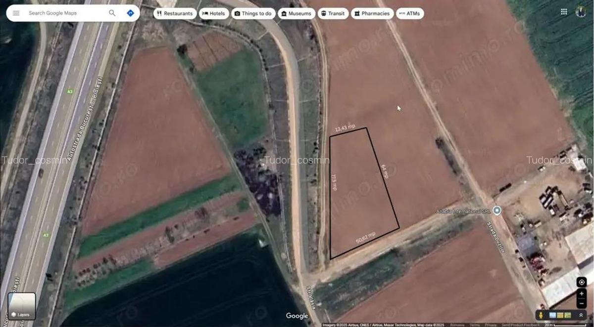 Oferta! Se ofera spre vanzare teren extravilan 2.095mp, Moara Vlasiei - 2