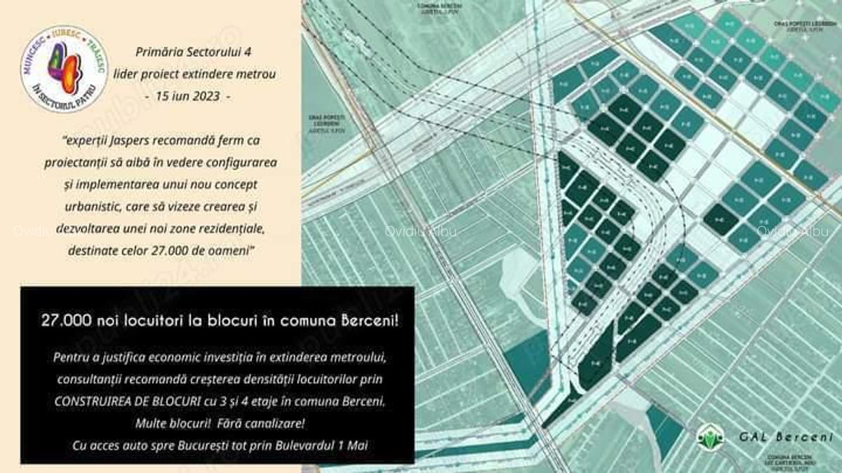 Berceni oferta investitie teren intravilan 430 mp 1,8 km centru - 9