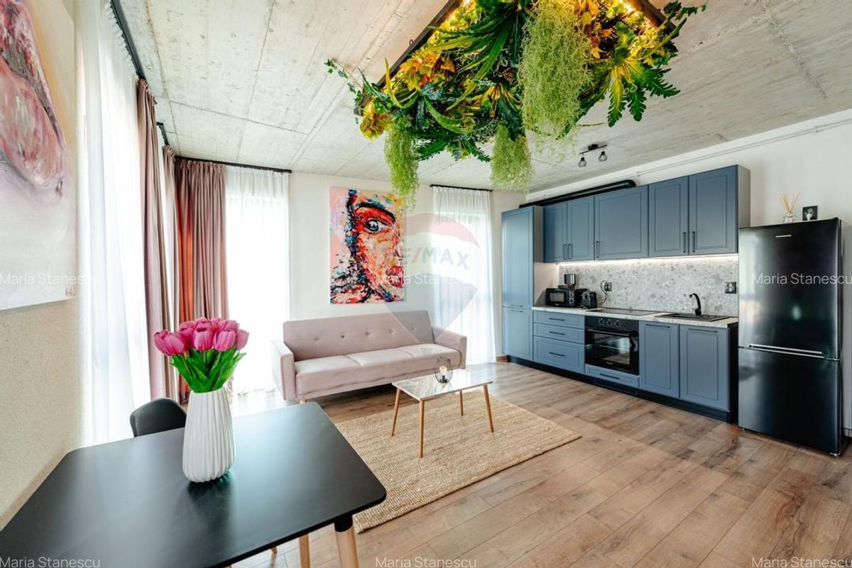 Apartament cu 2 camere semidecomandat, mobilat în Semicentral - 2