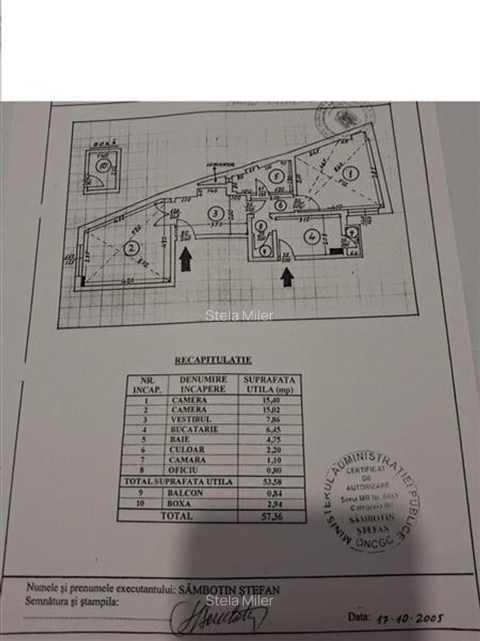Apartament 2 camere decomandat, parter inalt/P+3 etaje, zona Batistei - 7