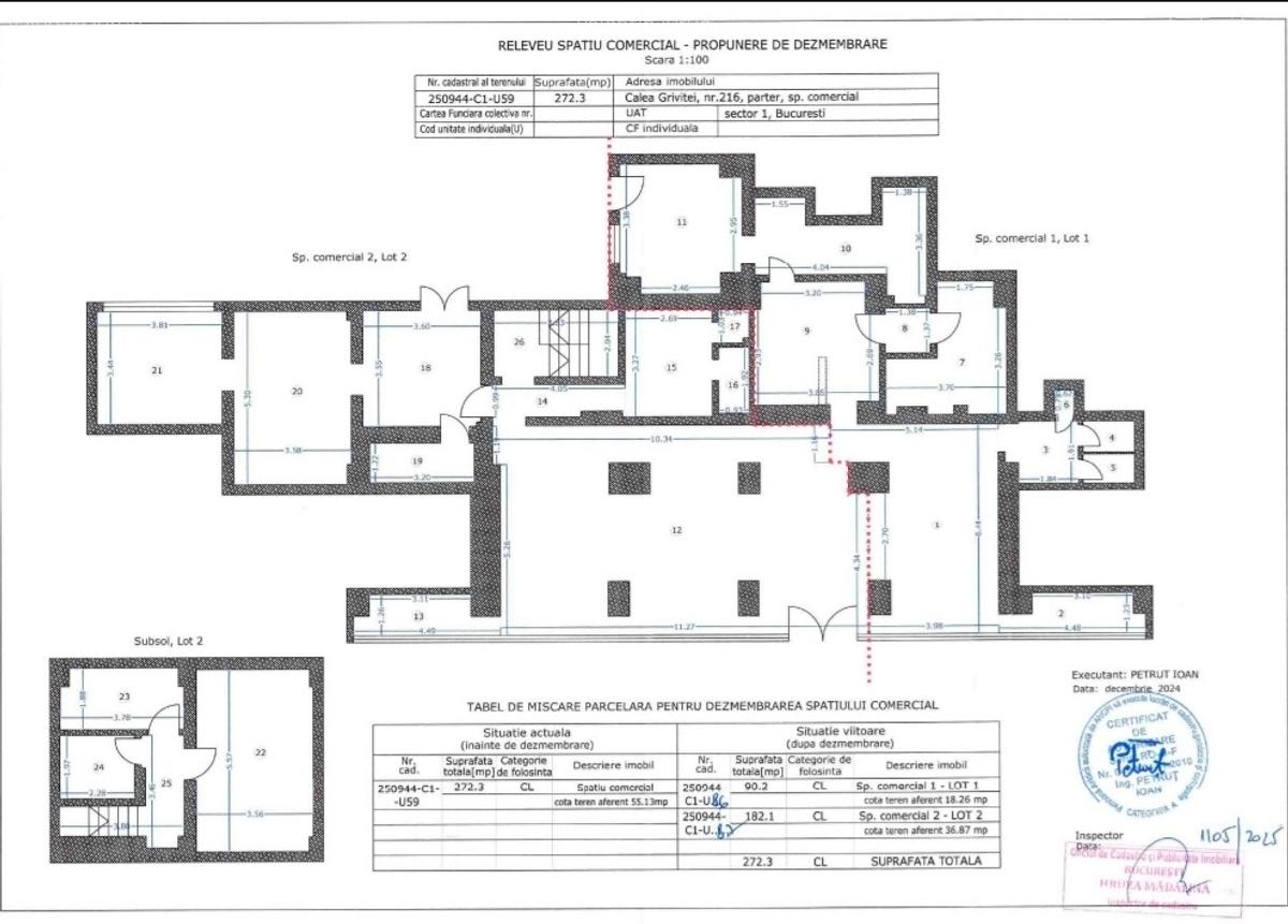 Spațiu comercial de închiriat – Calea Griviței nr. 216 (lângă metrou Griviței) - 1