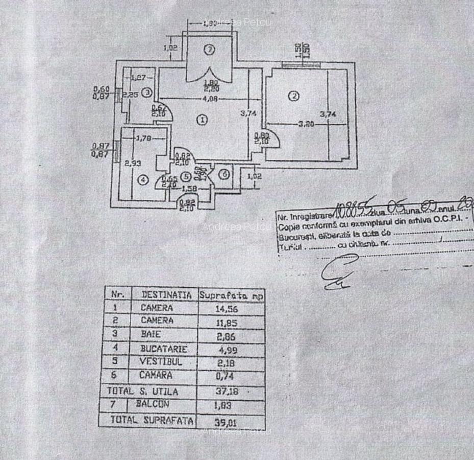Apartament vanzare  2 camere pentru renovare - Nicolae Balcescu - 6