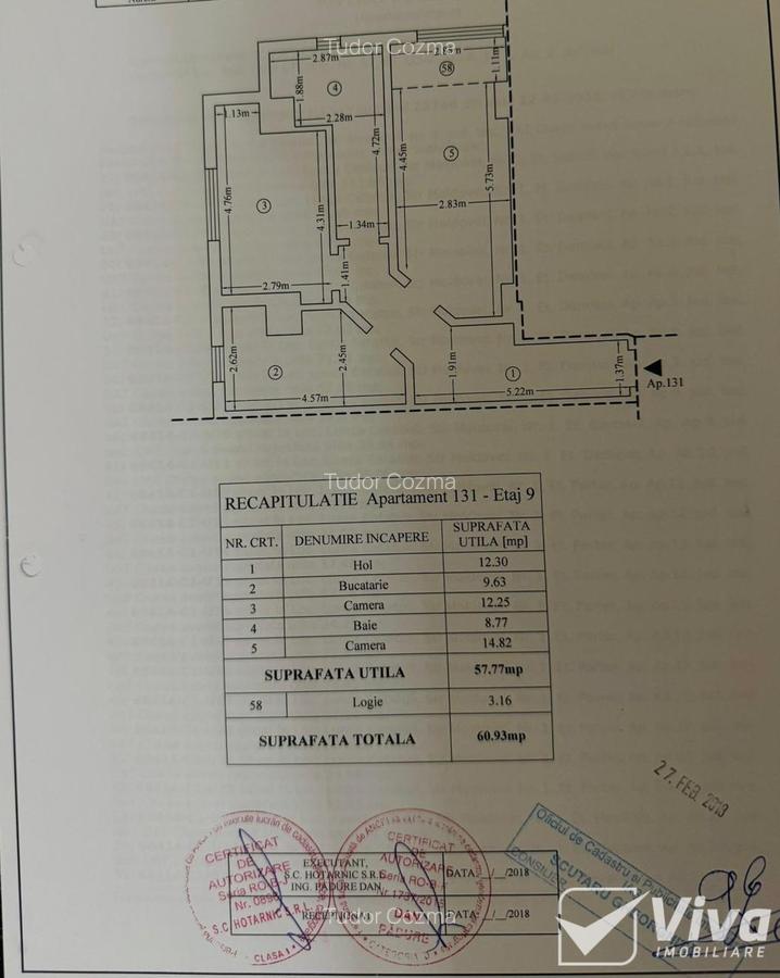 Visoianu – Intabulat! Ap 2 CD, et 8/11, 62 mp, mobilat si utilat - 6