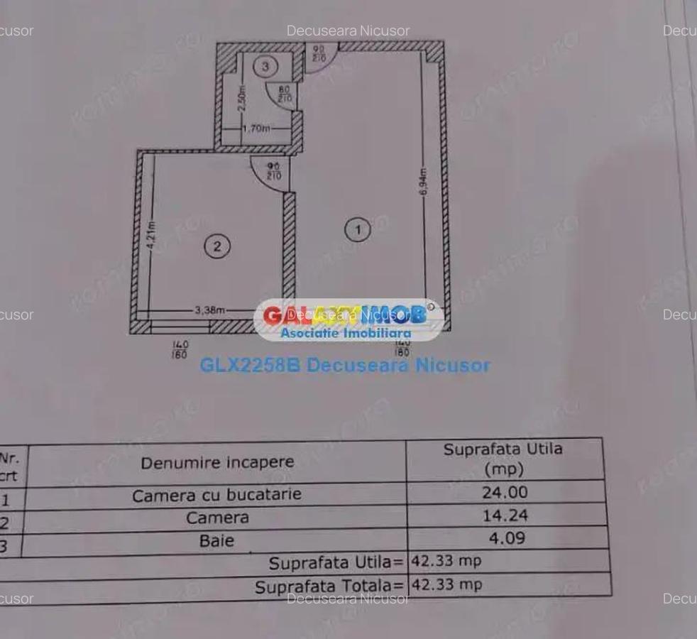 Apartament 2 camere mobilat utilat in Militari Residence, 54.900 euro - 1