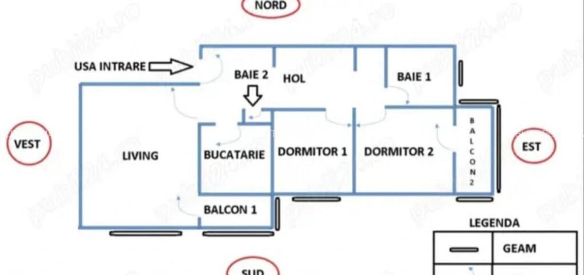 Apartament 3 camere,64mp, etaj 3, zona Penny, Radauti - 6 Apartament 3 camere,64mp, etaj 3, zona Penny, Radauti - 6