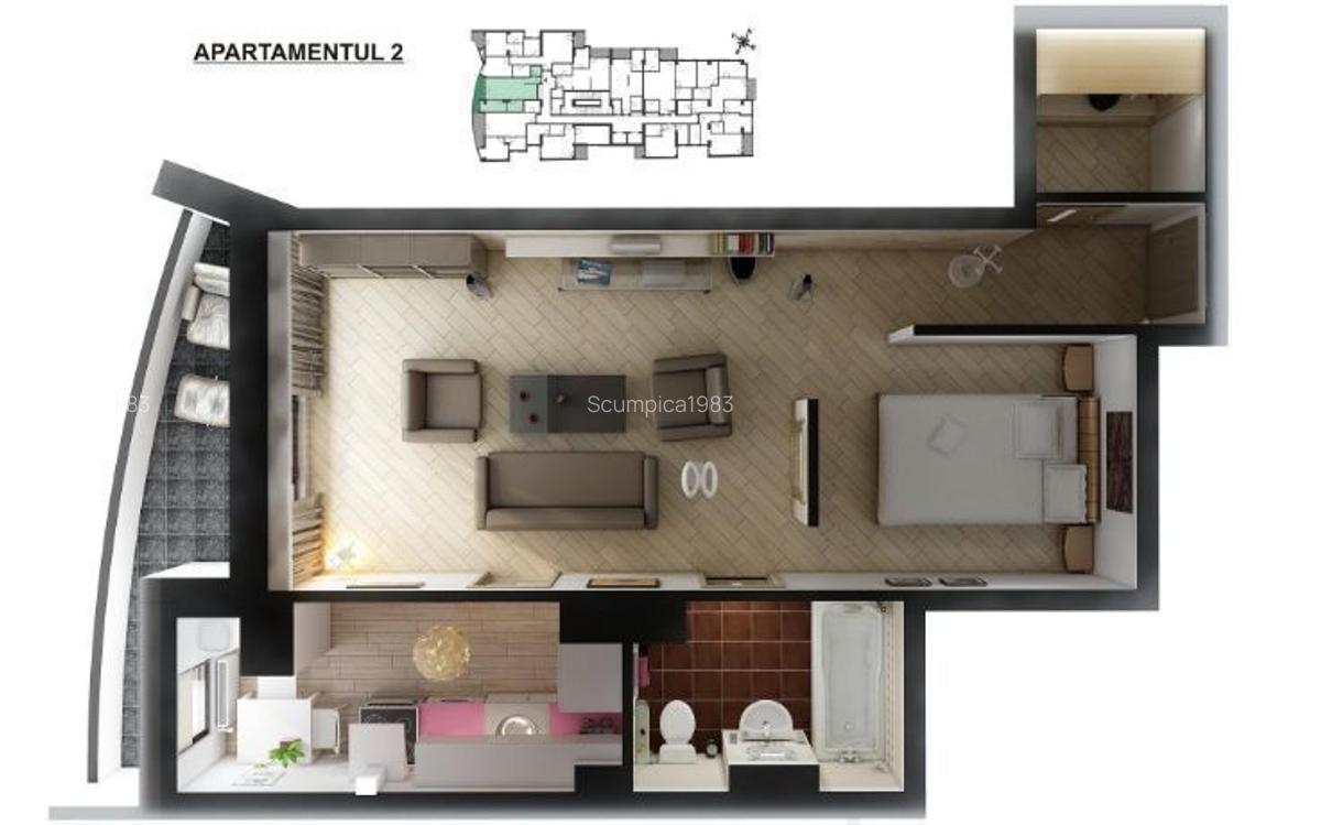 Vanzare apartament 13 Septembrie - Ela Cotroceni  - Sebastian Tower - 7