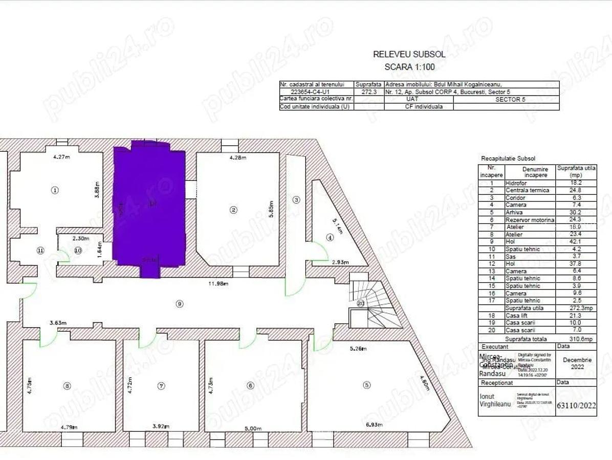 Inchiriere Demisol Pia?a Mihail Kogalniceanu, Bucure?ti - 4