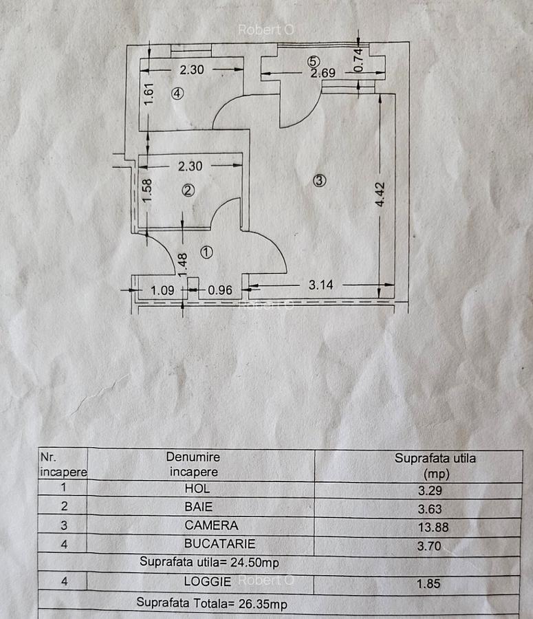 MIHAI BRAVU zona Piata -Lidl , garsoniera et. 3/4 la 37000 euro - 1