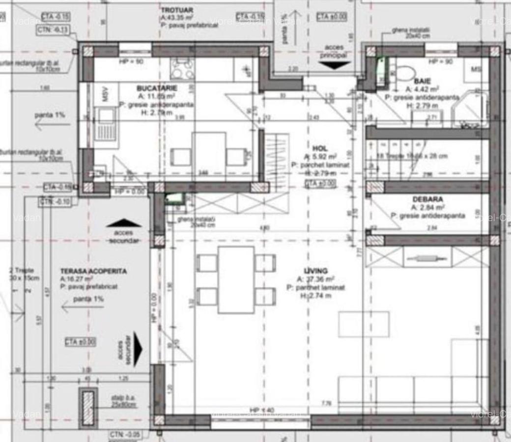Casa individuala, 130 mp utili, 400 mp teren, terasa circulabila, Luna de Sus - 1