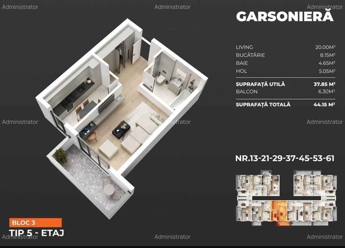 Ideal investitie! Apartament nou cu o camera, acces facil metrou Berceni - 3