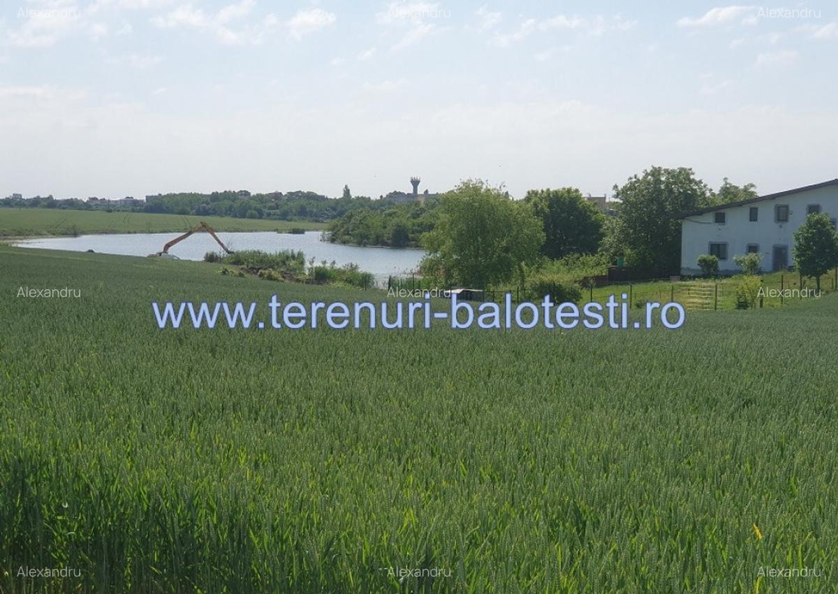 Teren cu vedere la lac Balotesti 600mp - 7