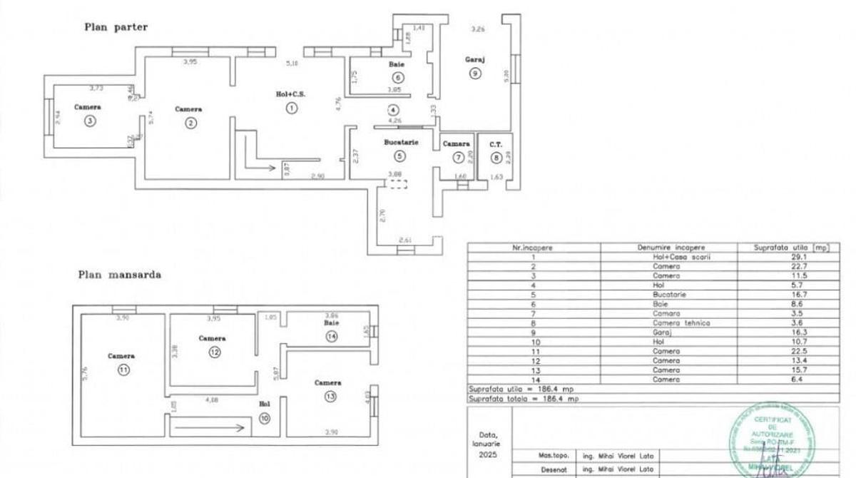 Casa individuala Ghiroda,5 camere,886 teren,186 mp utili - 2
