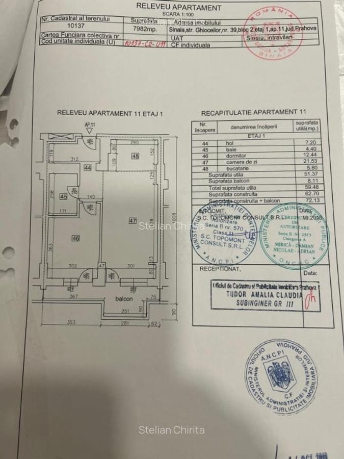 OCAZIE! Vand apartament 2 camere decomandat,Mobilat, Sinaia, langa Hotel Mara - 2