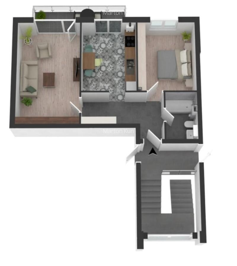 Oportunitate! Apart. finisat cu 2 camere, Apahida, 86000 Eur - 4