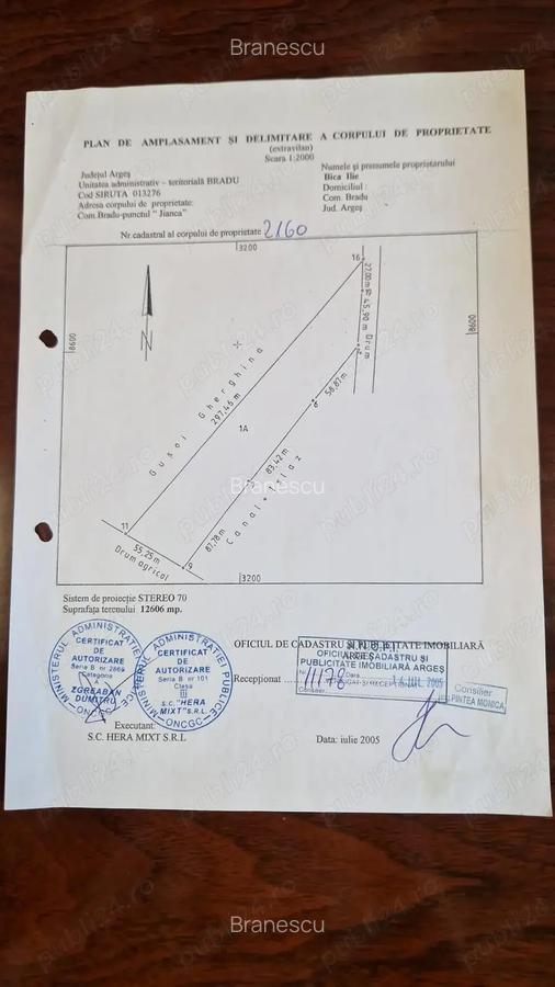 Vand teren intravilan, curti-constructii, drumul Cetului, in spate la Auchan, Bradu - 6
