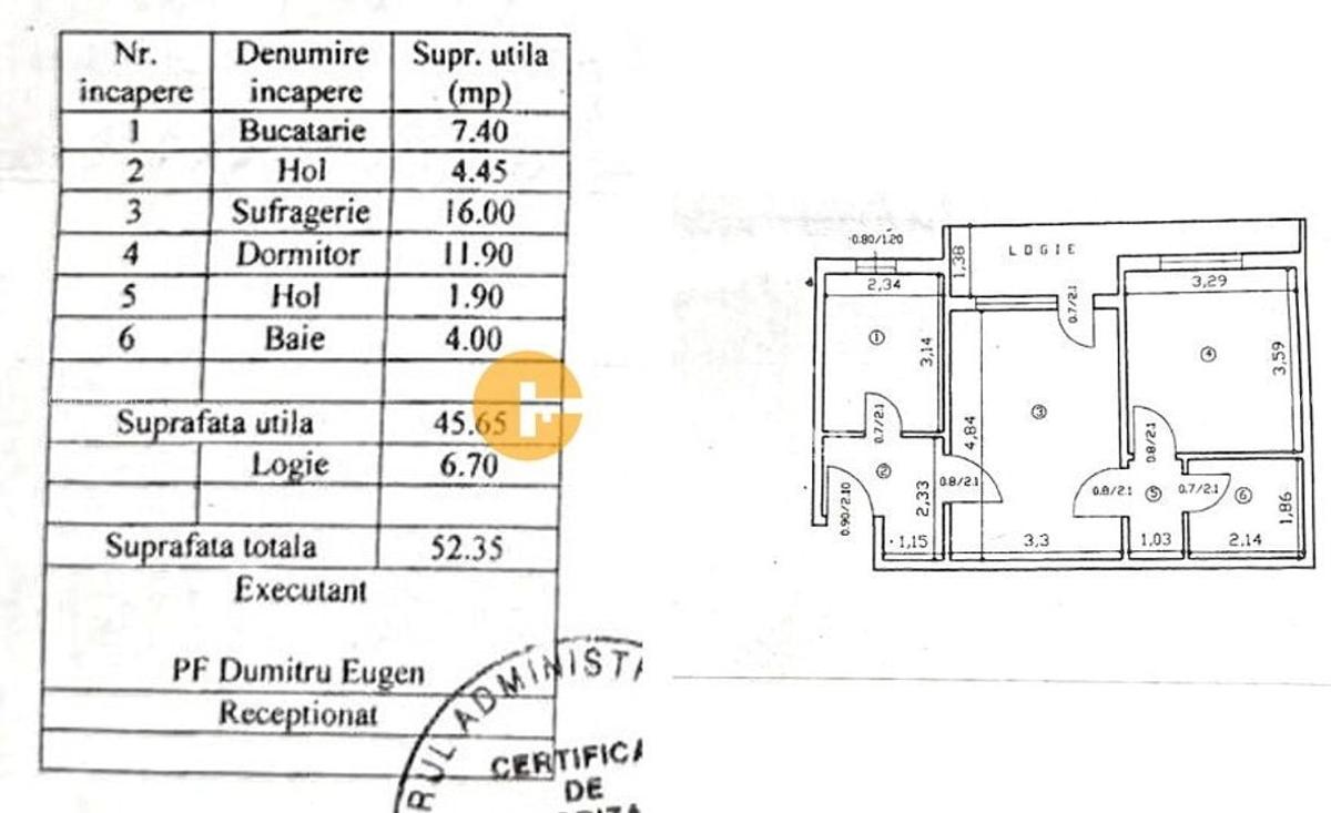 2 Camere SemiDecomandat - Etaj 2 - Podu Ros - 2