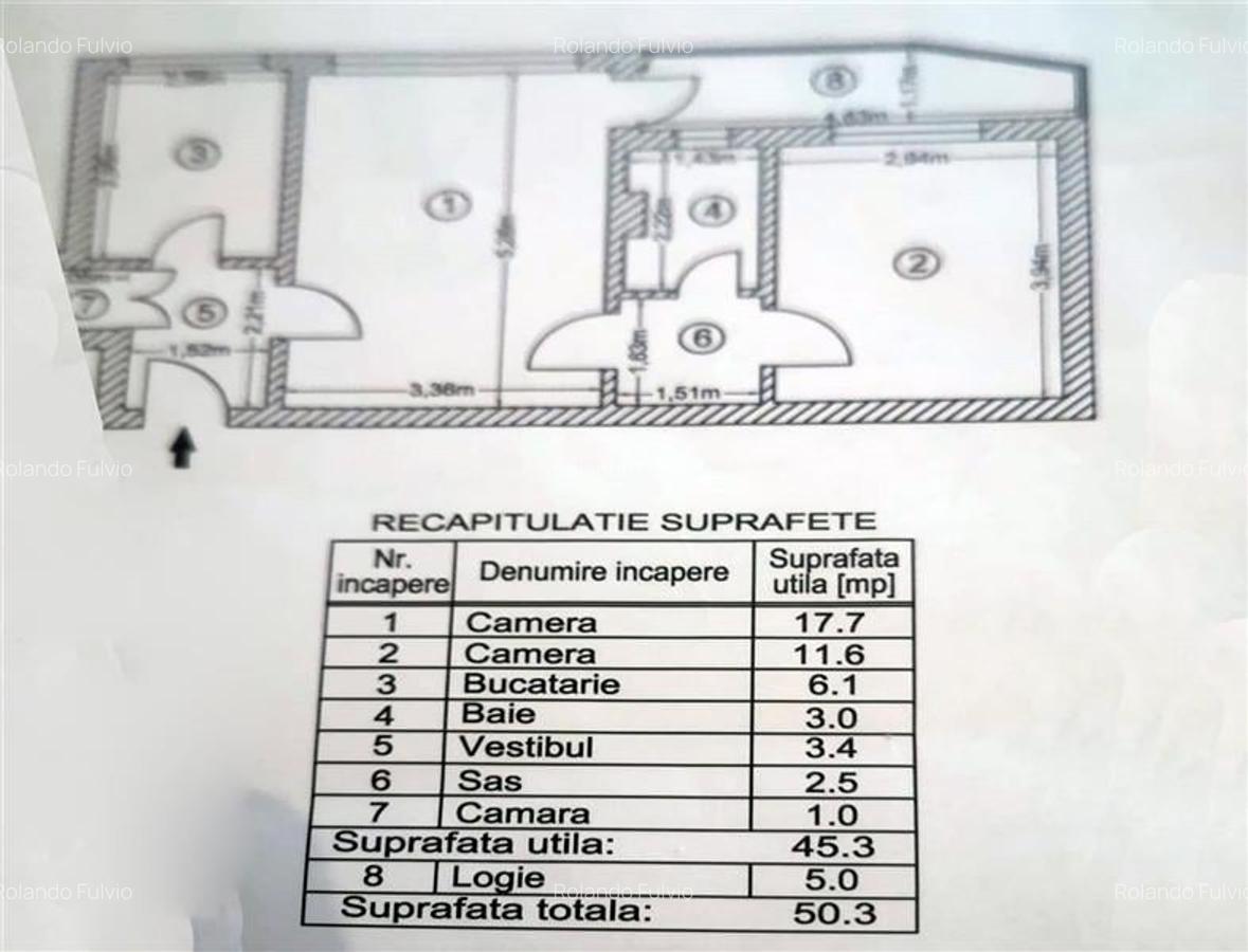 Vanzare apartament 2 camere Tei, mobilat - 5