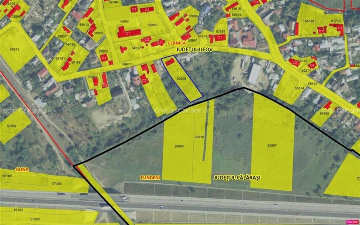 Vanzare teren intravilan Cernica - Caldararu, ILFOV - 2