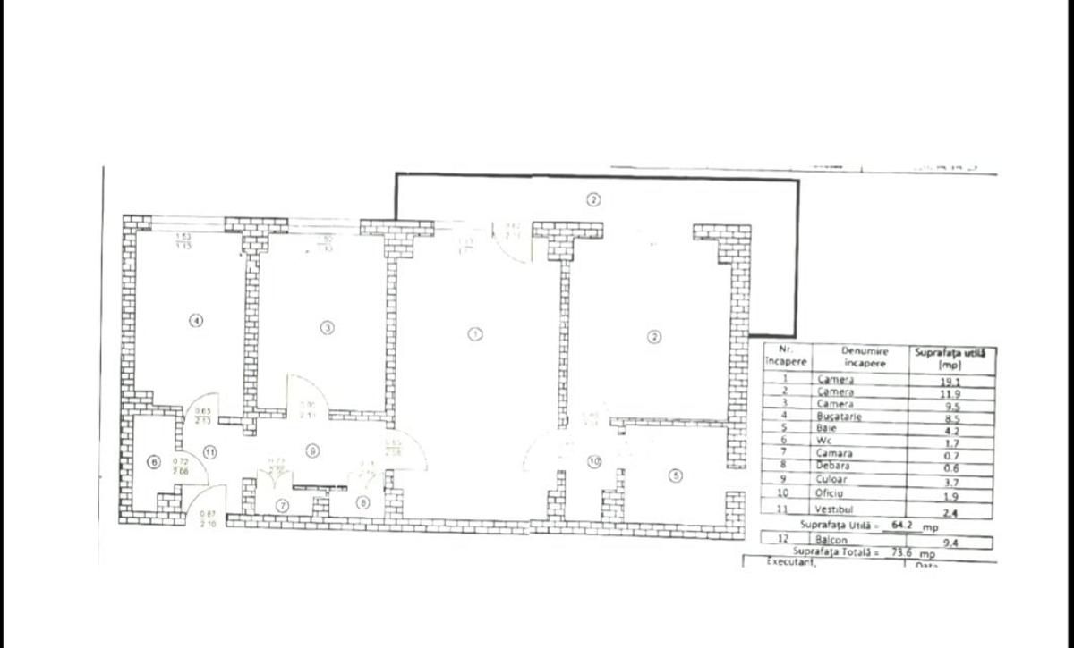 De vanzare I 3 camere Crangasi - Zboina Neagra I et. 6 I - 1