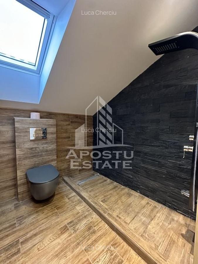 Penthouse mobilat de lux pe 2 nivele cu 3 camere si 2 bai in Giroc. - 18