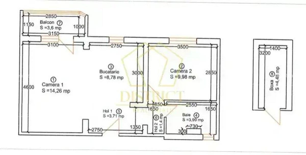 Apartament cu 2 camere semidecomandat în Gheorghe Lazăr - 12