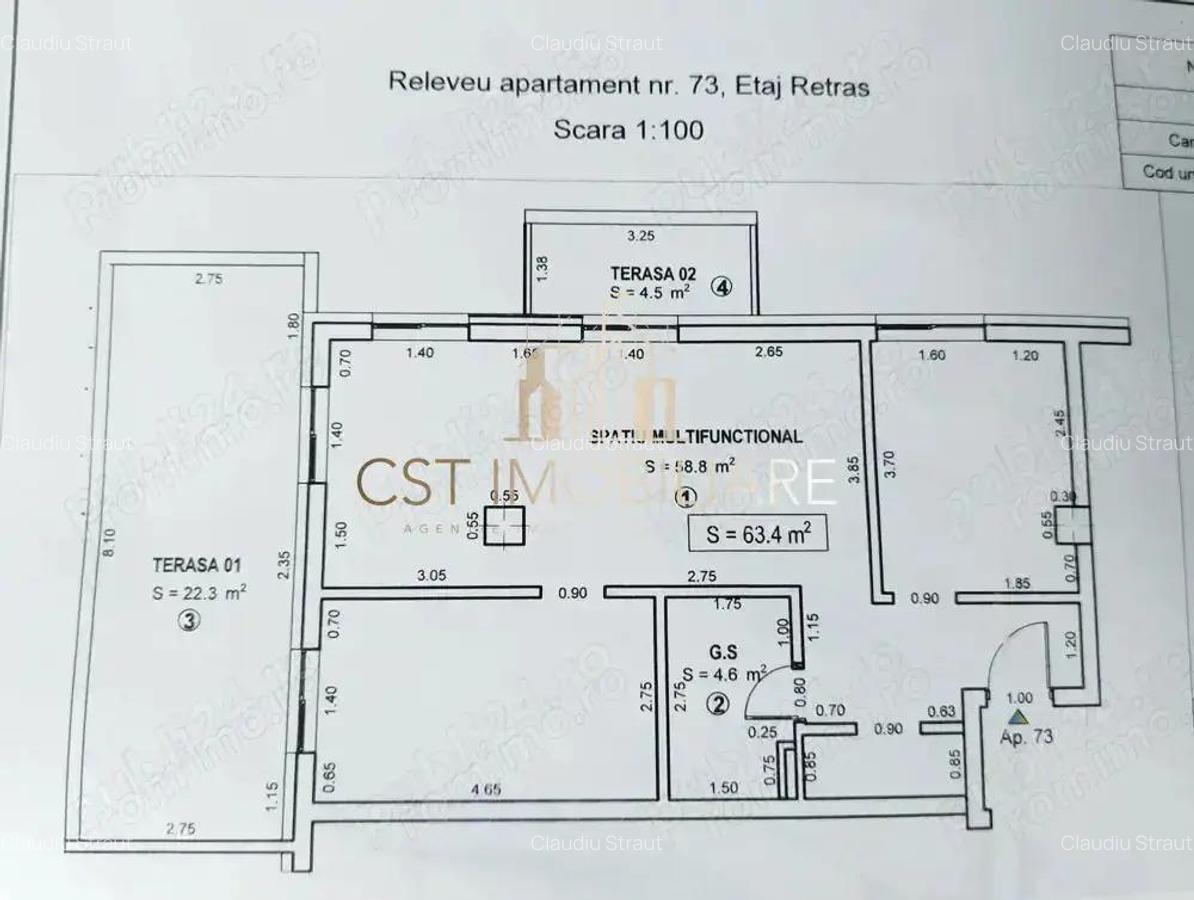 Apartament 3 camere cu 2 terase si parcare ? - 9