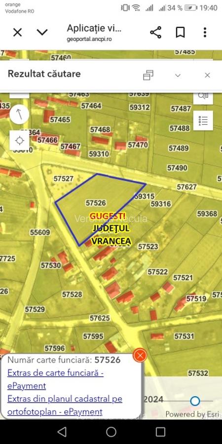 Proprietar vând teren arabil intravilan OREAVU - 1