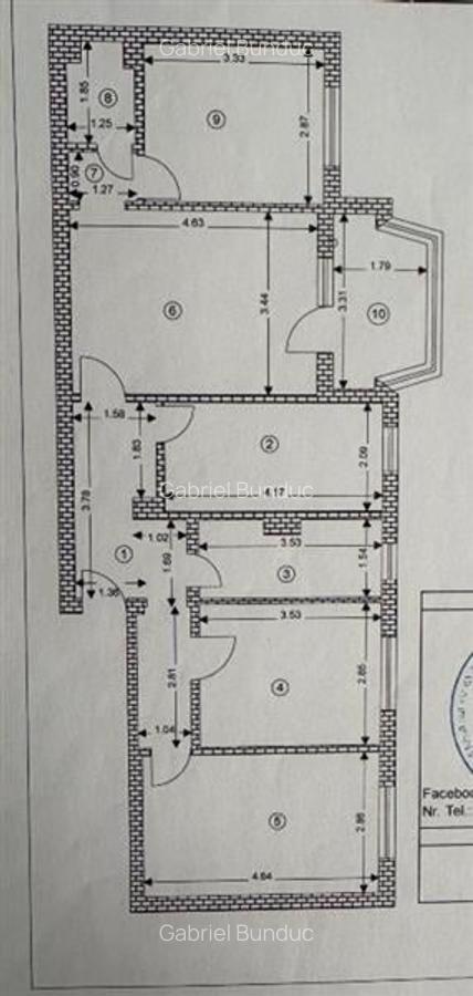 Apartament cu 4 camere semidecomandat, mobilat în Griviței - 9
