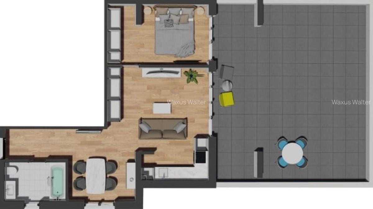 Apartamente semifinisate de 2/3 camere, la 2 minute de VIvo Mall - 7
