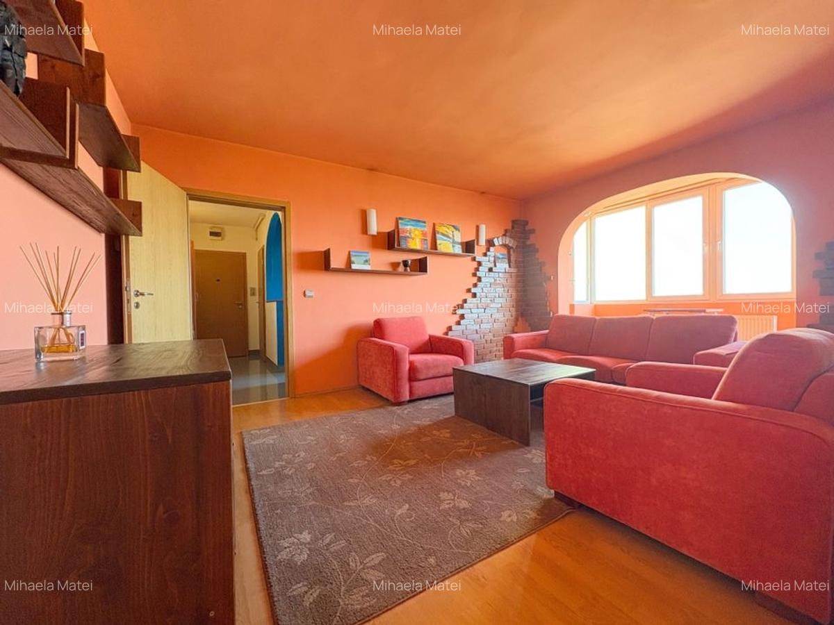 Apartament cu 3 camere semidecomandat, mobilat în Central - 3