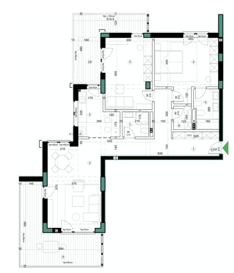 Apartament cu 3 camere decomandat în Băneasa - 7