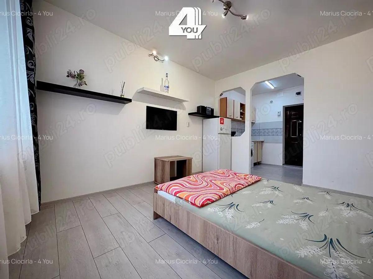 Garsoniera amenajata ?i mobilata complet, zona Uta, bloc renovat - 6