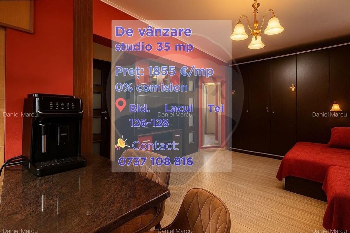 De Vanzare Studio 35 m2 utili - Lacul Tei - 13