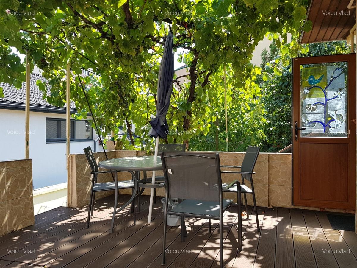 .DOMENII,2 CAMERE IN VILA,MOBILATE,TERASA,CURTE,CENTRLA PROPRIE.580 EURO - 1