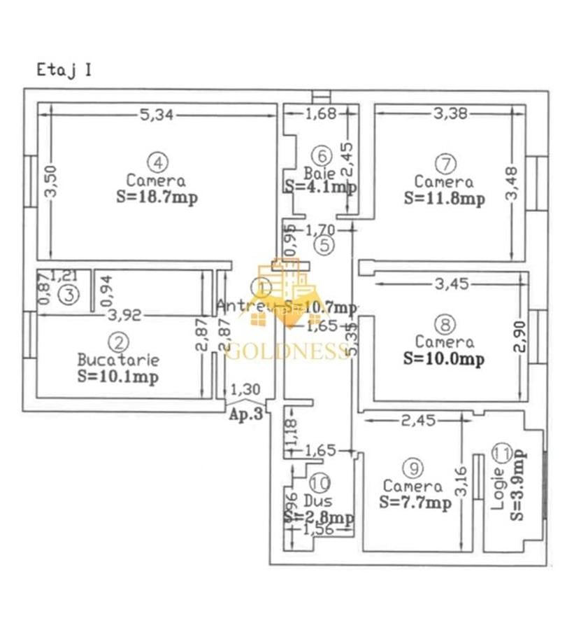 Apartament cu 4 camere decomandat, mobilat în Mărăști - 10