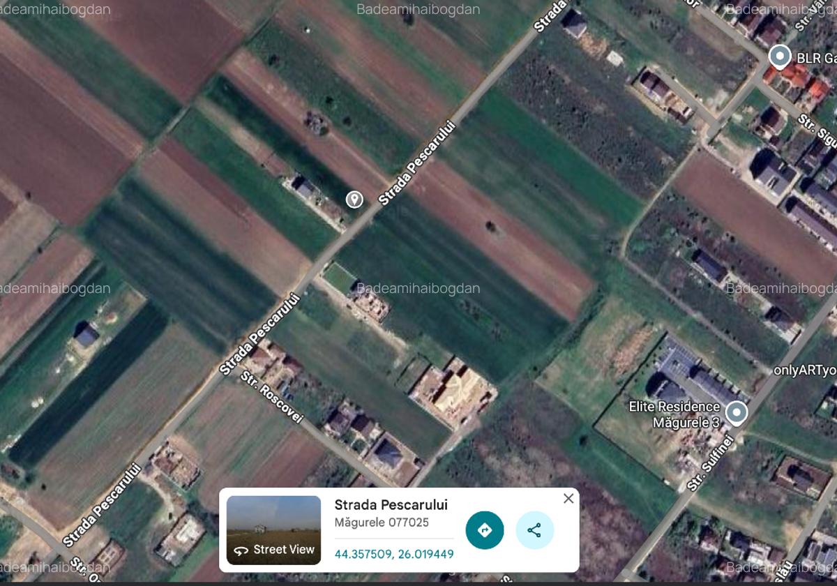 Teren intravilan 2.500 mp cu dublă deschidere – Măgurele, Ilfov - 1