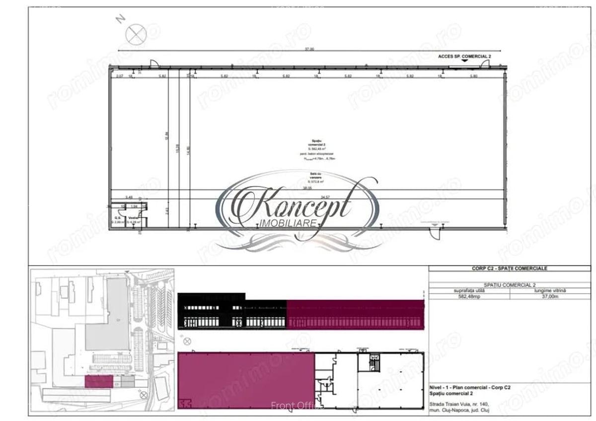Spatiu comercial tip hangar cu expunere si acces auto situat in Someseni - 5