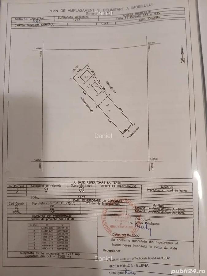 Ocazie, proprietar vand teren in Dascalu Ilfov, bonus o casu?a tradi?ionala renovata la interior - 2