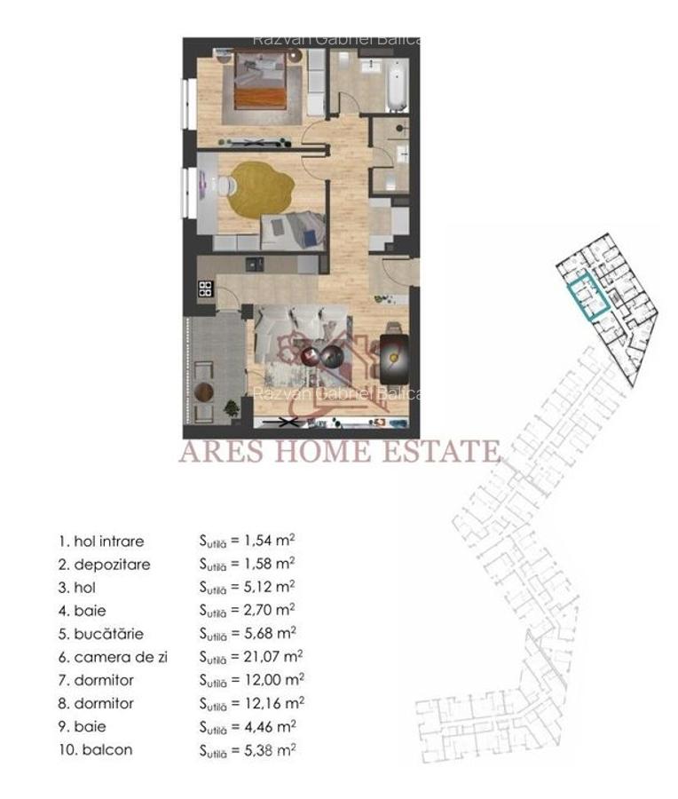 COMISION 0% - Apartamente 3 camere - complex central, Circumvalațiunii - 7