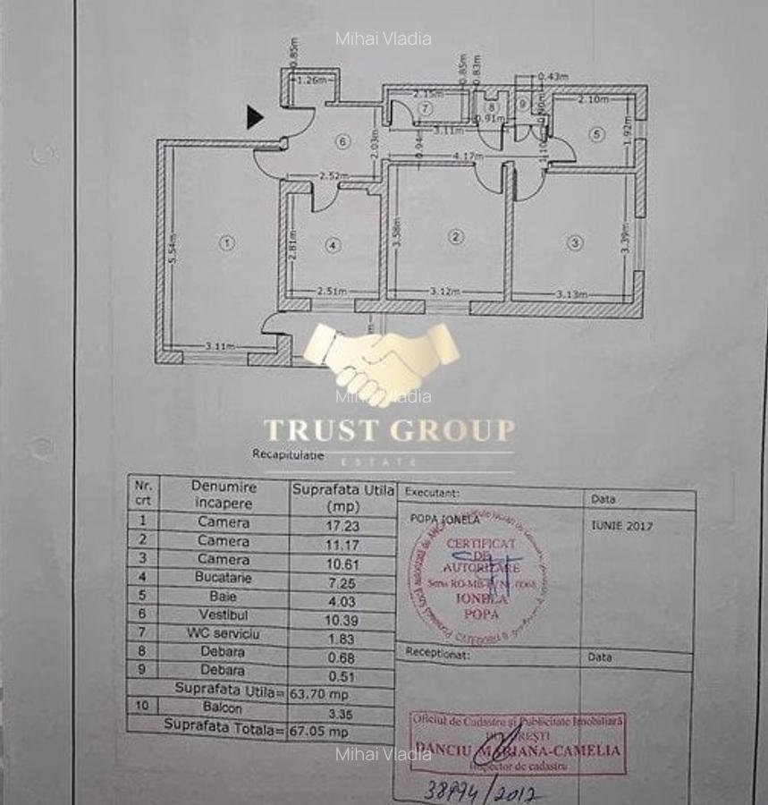 Apartament cu 3 camere decomandat, mobilat în Crângași - 8