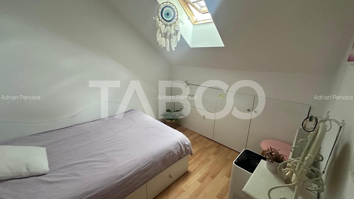 Apartament mobilat utilat 80 mpu la mansarda zona Rahovei Sibiu - 6
