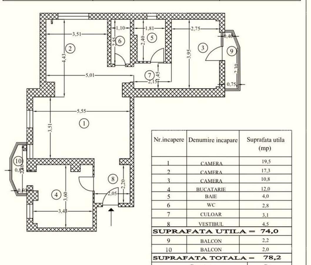 Vanzare Apartament 3 Camere cu Centrala la 2 minute de Mall Vitan - 8